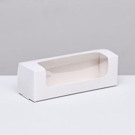 Confectionery packaging, white, 16 x 5 x 5 cm