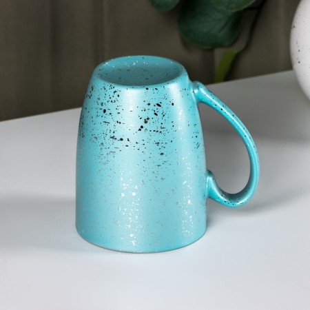Mug ceramic shade "Shine", 350 ml, blue color-2
