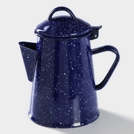 Emphasized coffee pot “Blue Marble”, 1.2 l, 18 × 13.5 × 21 cm