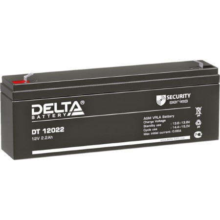 The battery Delta DT 12022 (12V / 2.2AH)