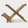 Bamboo Forest Dishes, 43 × 38 cm, 2 tiers