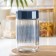 Glass Bank for bulk products "Circles", 600 ml, color mix