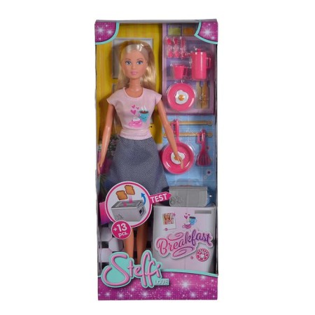 Steffi doll 29 cm, breakfast at Steffi-1