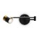 Wall lamp 35W, 1xgu10, 14x12 cm, black
