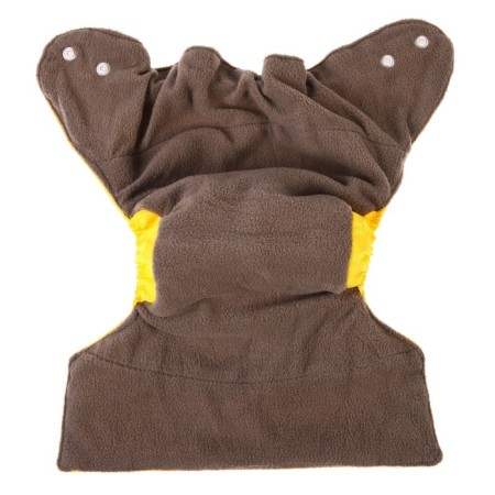 Panties-scammer, reusable, carbon-bamboo fabric, yellow color, from 0-36 months.-7