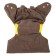 Panties-scammer, reusable, carbon-bamboo fabric, yellow color, from 0-36 months.