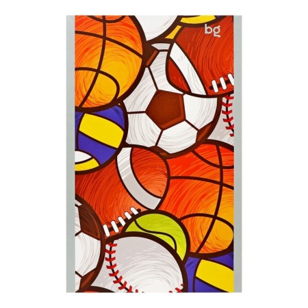 Notepad A6, 24 sheets in a cage on a clip "Boys", cover Cover Cardboard, Block 60 g/m2, mix-8