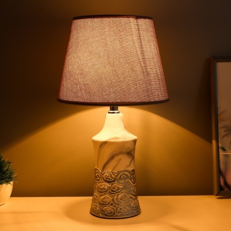 Board lamp "NAMI" E14 40W gray-silver 23x23x40 cm-1