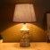 Board lamp "NAMI" E14 40W gray-silver 23x23x40 cm