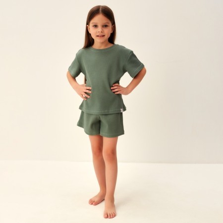 Pajama Children's SL Home P 30 (98-104), olive-1