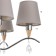 Brussels chandelier 5x60W e14 chrome 58x58x85 cm Bayerlux