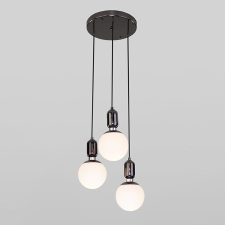 Suspended lamp with glass lamps of Bubble, 60W, E27, 30x30 cm-2