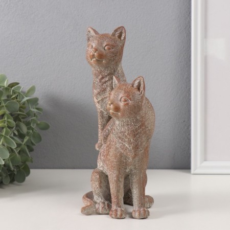 Polystone souvenir "Two cats" Bezh 11.5x10.8x22.5 cm-3