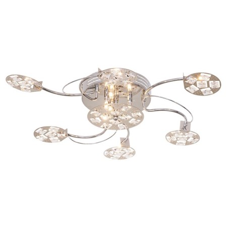 Economic Service Chandelier 8975/9cr RC, 9x20W G4, chromium color, with PDU-1