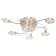 Economic Service Chandelier 8975/9cr RC, 9x20W G4, chromium color, with PDU