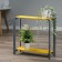 Stage-Column for Flora flowers, 49x59x23 cm, gray-yellow