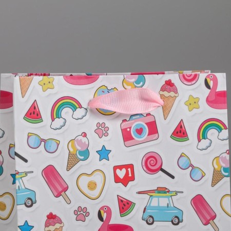 Gift Laminated Vertical Gift, packaging, “good mood!”, S 12 x 15 x 5.5 cm-2