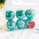 Set of balls plastic D-6 cm, 6 pcs "Proud deer"