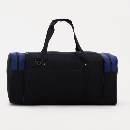 Road bag, 3 parts on lightning, external pocket, long belt, black/blue color-1