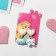 Clips children's "chosen" animals, cat, white blue color