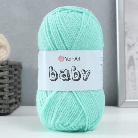 Yarn "Baby" 100% acrylic 150m/50g (623 St. Greek)-3