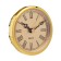 Quartz clock, D-9 cm, 1AA, smooth move, gold