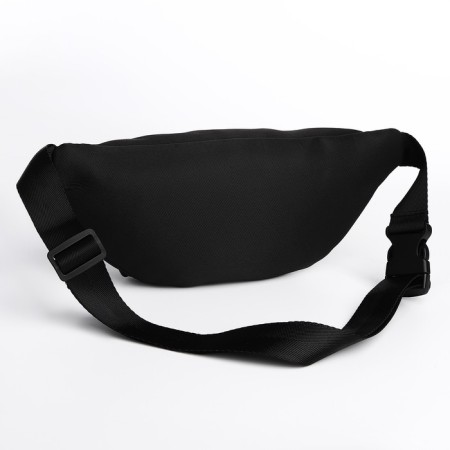 Textile belt bag with a pocket pocket 30*14*6 cm-6