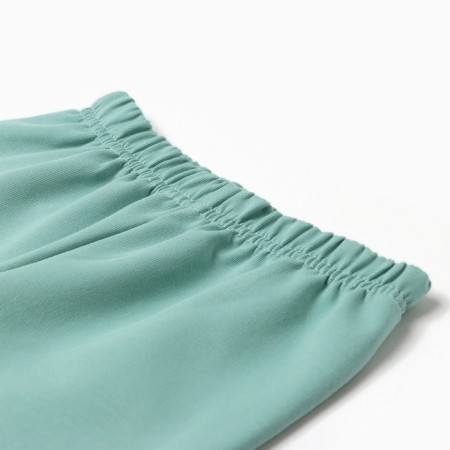 Kit for children (jumper, trousers), dusty mint color, height 92 cm-3