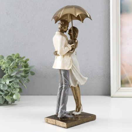 Souvenir Polystone Romance "In love with an umbrella" Bezh 28x10.5x11.5 cm-1