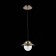 Suspension EVOLUCE. Sle110103-01. Garonni. 1x40 W, E14, 20x20x19 cm, antique bronze color
