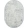 Oval carpet Durkar Rubi, size 80x150 cm, color Cream/L.Grey