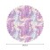 Tables on the table “Unicorns with butterflies”, round, Saten, D = 150 cm