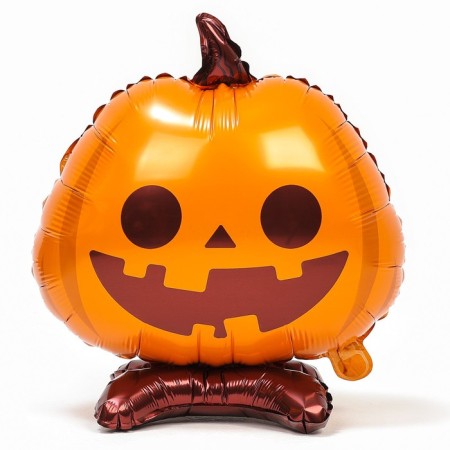 Foil ball 20 "Pumpkin on a stand"-1