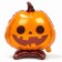 Foil ball 20 "Pumpkin on a stand"