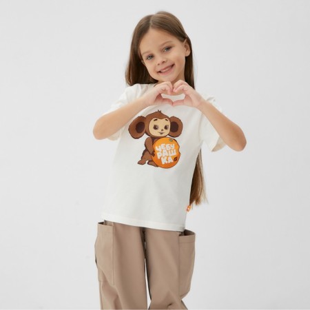 T -shirt Children's KAFTAN Cheburashka r. 34 (122-128 cm)-2