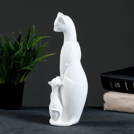 Figure "Cat with a kitten" 21x7x7cm-2