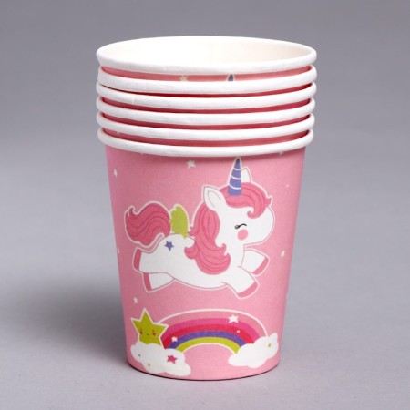 Paper glasses "unicorn", in a set of 6 pieces-1