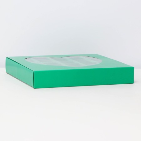 Box for sweets 25 pcs, 22 x 22 x 3.5 cm, mint-2