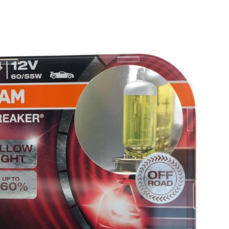 Car lamp OSRAM, H4, 12 V, 60/55 W, FOG Breaker, set 2 pcs, 62193FBR-Duobox-2