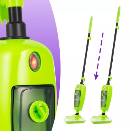 Steam mop KitFort KT-1055, 1000 W, 240 ml, cord 3.3 m, green-2