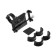 Bicycle for phone, aluminum, up to 185x100 mm, black