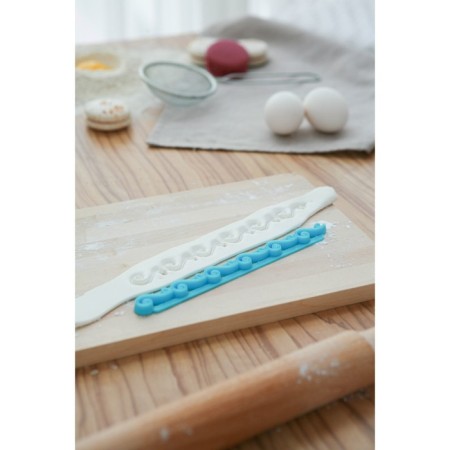 A set of seals for marzipan and the “curls” dough, 2 pcs, 17 × 2 × 0.8 cm-4