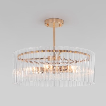 Ceiling light Bogate’s Flamel 373/6, E14, 6x60W, 500x500x380 mm, color gold