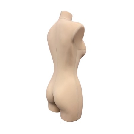 Penelope linen mannequin, PROCOME, size M/182, beige color, Milan stand and apron-3