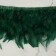 Tesma with feathers turkey, 13-17 cm, 5 ± 0.5 m, emerald color