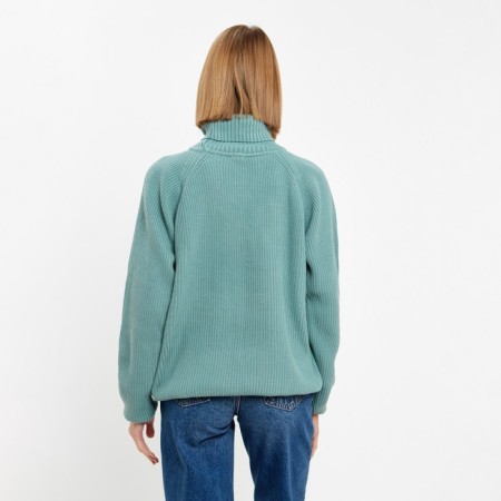 Jumper female minku: casual collection olive color, size 46-2