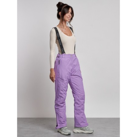Semi -combinezone ski insulated female winter, size 46, purple color-6