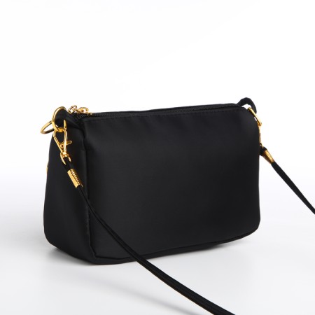 Bag Women's Cross-Bodi with a zipper, black color-3