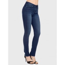 Female jeans, size 42, height 170 cm, dark blue color