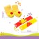 Gift set "rattles on handles and legs: in a clearing", 4 pcs, crumb I
